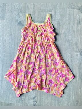 Jona Michelle Floral Ruffle Sundress Girls 4T